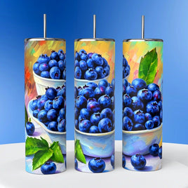 Blueberries Summer Sweet Fruit 20 Oz Tumbler coffee Cup