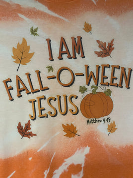 “I Am Fall-O-Ween Jesus. ” Clever T-Shirt for Fall and Halloween!