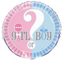 GENDER REVEAL BOY GIRL BABY SHOWER Balloons Decorations Supplies by Anagram