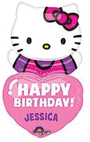 HELLO KITTY PERSONALIZED Birthday Party Mylar Balloons Decorations Supplies by Anagram