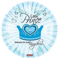 Prince Kingdom Baby Boy Shower Balloons Decorations Supplies