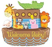 NOAH'S ARK WELCOME BABY SHOWER Balloons Decorations Supplies Duck by Anagram