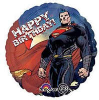 NEW SUPERMAN Man of Steel Super Hero Happy Birthday PARTY Balloons Decorations Supplies