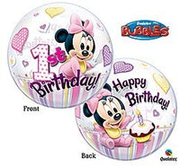 NEW!! Baby Minnie Mouse Birthday 1st First Party Balloons Decorations Supplies by Anagram