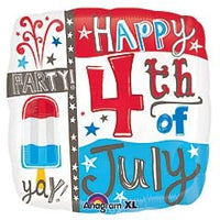 Popsicle 4th Fourth of July PARTY Balloons Decorations Supplies Cookout Patriotic USA