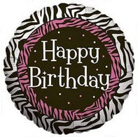 Zebra Stripe Cake Birthday Party Balloons Decorations Supplies Animal Print