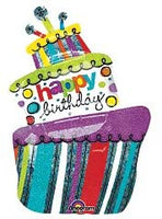 Funky Zebra Cake BIRTHDAY PARTY Balloons Decorations Supplies 16th 13th Teenager Hippy