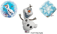 NEW!! 3 piece OLAF SNOWFLAKES Balloons Birthday party Decoration Supplies Frozen Elsa by Anagram