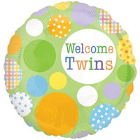 NEW Welcome Twins Turtle & Frogs Baby Shower Balloons Decorations Supplies Boy