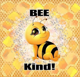 Sublimation Bee Calm Bumblebee Ready  Press Transfer 20 oz skinny tumbler