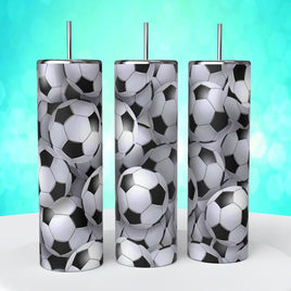 Soccer Balls Sports 20 oz Tumbler coffee Cup sublimated gift
