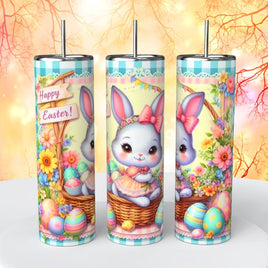 Easter Bunny Rabbit Eggs Spring  Image 20 Oz Tumbler coffee Cup sublimation