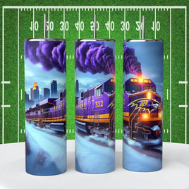 Ravens Football Train Engine 20 oz Tumbler coffee Cup sublimated gift