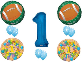 1st Down Football Birthday Balloons Party Decorations Supplies First