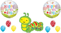 HUNGRY CATERPILLAR Birthday Party Balloons Decoration Supplies Very Butterfly