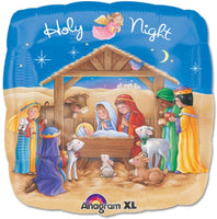 OH HOLY NIGHT NATIVITY CHRISTMAS Party Balloons Decorations Supplies Pageant Church