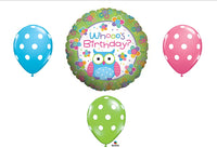 Whooo's Birthday OWL PARTY Balloons Decorations Supplies Teen Girl