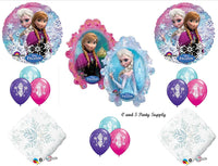 NEW!! Happy Birthday Frozen Anna & Elsa Disney Movie PARTY Balloons Decorations Supplies by Anagram