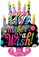 Zebra Cake Make A Wish BIRTHDAY PARTY Balloons Decorations Supplies 16th 13th Teenager Hippy