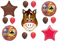 WILD WEST HORSE BIRTHDAY PARTY Balloons Decorations Supplies