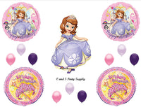 PRINCESS SOFIA THE FIRST Happy Birthday PARTY Balloons Decorations Supplies Disney