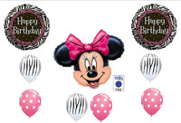 PINK MINNIE MOUSE AND ZEBRA PRINT BIRTHDAY PARTY Balloons Decorations Supplies by Anagram